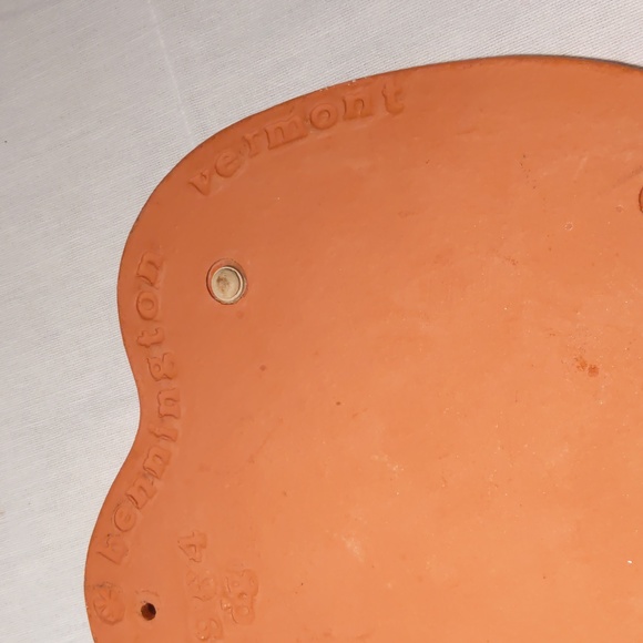 Bennington Potters Wall Plaque Chicken Terracotta Trivet Pottery David Gil - Picture 8 of 8